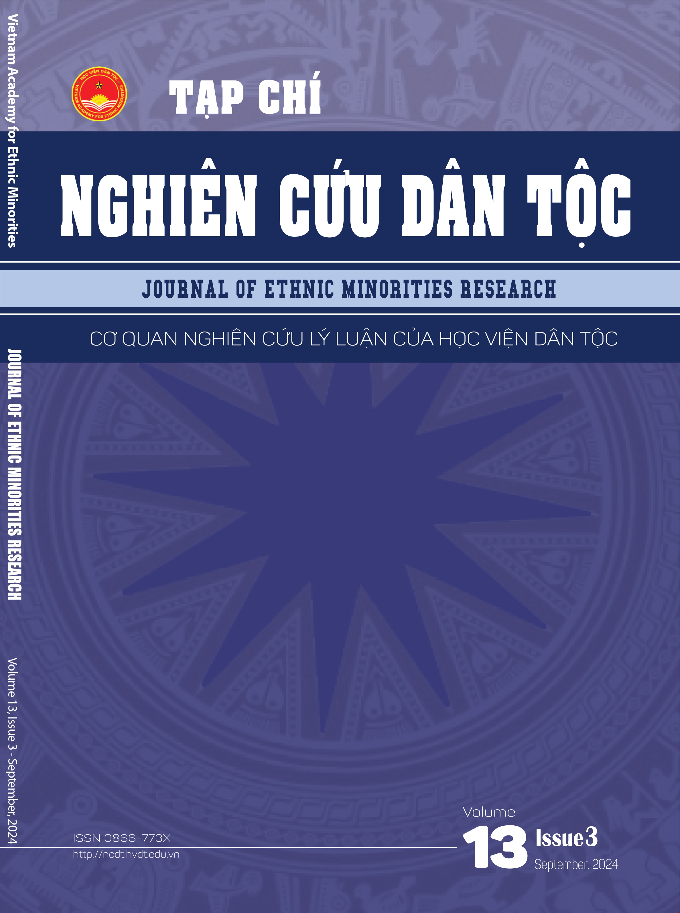 					Xem T. 13 S. 3 (2024): Tạp chí Nghiên cứu Dân tộc số 3 năm 2024
				